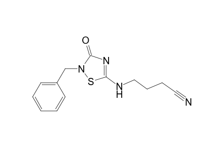 2-Benzyl-5-(3-cyanopropylamino)-1,2,4-thiadiazol-3(2H)-one