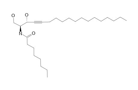 N-[(1S,2R)-2-hydroxy-1-methylol-heptadec-3-ynyl]caprylamide