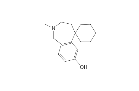 2-METHYL-1,2,3,4-TETRAHYDROSPIRO[5H-2-BENZAZEPINE-5,1'-CYCLOHEXAN]-7-OL