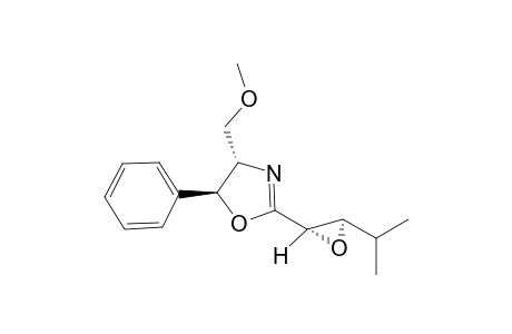 1,2-Epoxy-1-(4'-methoxymethyl)-5'-phenyl-2'-oxazolin-2'-yl)-3-methylbutane