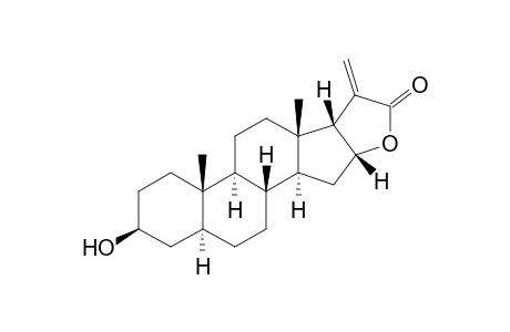 Androstane-17-propanoic acid, 3,17-dihydroxy-.alpha.-methylene-, .gamma.-lactone, (3.beta.,5.alpha.,17.alpha.)-