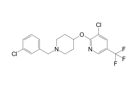 3-Chloro-2-{[1-(3-chlorobenzyl)piperidin-4-yl]oxy}-5-(trifluoromethyl)pyridine
