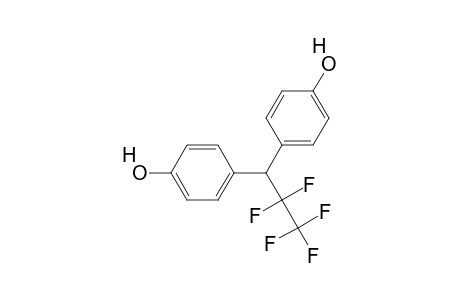 4-[2,2,3,3,3-pentafluoro-1-(4-hydroxyphenyl)propyl]phenol