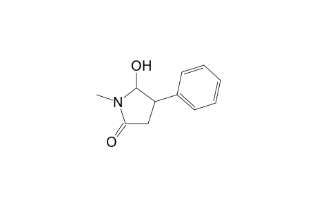 2-Pyrrolidinone, 5-hydroxy-1-methyl-4-phenyl-