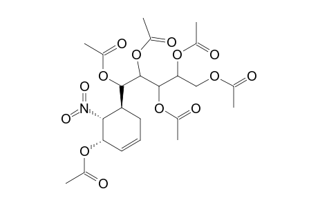 1'-C-[(1S,5S,6R)-5-ACETOXY-6-NITROCYCLOHEX-3-ENYL]-1',2',3',4',5'-PENTA-O-ACETYL-D-GALAKTO-PENTITOL