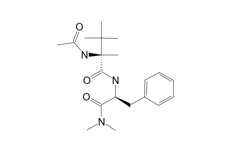 N(2)-[(R)-N(2)-Acetyl-2,3-dimethylvalyl]-L-phenylalanine-dimethylamide