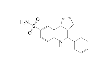 3H-Cyclopenta[c]quinoline-8-sulfonamide, 3a,4,5,9a-terahydro-4-(3-cyclohexenyl)-