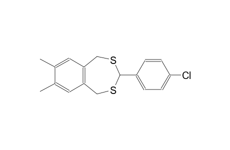 3-(4-Chlorophenyl)-7,8-dimethyl-1,5-dihydro-2,4-benzodithiepine