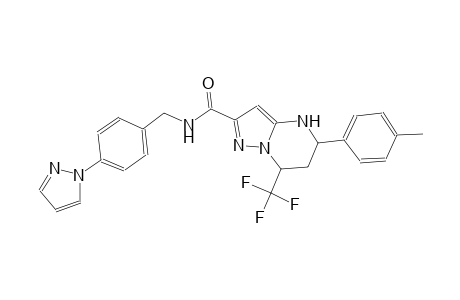 5-(4-methylphenyl)-N-[4-(1H-pyrazol-1-yl)benzyl]-7-(trifluoromethyl)-4,5,6,7-tetrahydropyrazolo[1,5-a]pyrimidine-2-carboxamide
