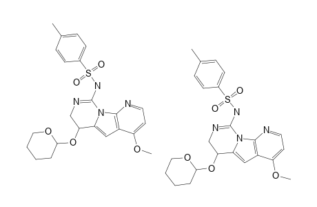 6,7-DIHYDRO-6-(2,3,5,6-TETRAHYDROPYRAN-2-YL)-OXY-4-METHOXY-9-TOSYLAMINOPYRIDO-[3',2':4,5]-PYRROLO-[1,2-C]-PYRIMIDINE