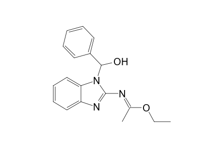 2-[Ethoxy(methyl)imido]-1-(.alpha.-hydroxybenzyl)-1,3-benzimidazole
