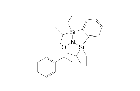 1,1,3,3-Tetraisopropyl-2-(1-phenylethoxy)-2,3-dihydro-1H-benzo[1.2.5]azadisilole