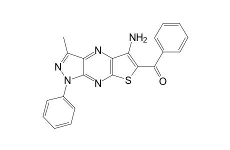 5-Amino-6-benzoyl-3-methyl-1-phenyl-1H-thieno[3,2-e]pyrazolo[3,4-b]pyrazine