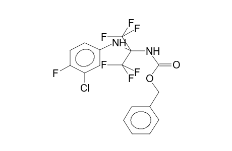 N-[2-(4-FLUORO-3-CHLOROANILO)HEXAFLUOROPROP-2-YL]CARBAMINIC ACID,BENZYL ESTER
