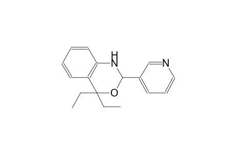 4,4-Diethyl-2-pyridin-3-yl-1,4-dihydro-2H-benzo[d][1,3]oxazine