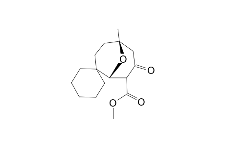 Spiro[cyclohexane-1,8'-2'-(methoxycarbonyl)-5'-methyl-9'-oxabicyclo[3.3.1]non-3'-one]