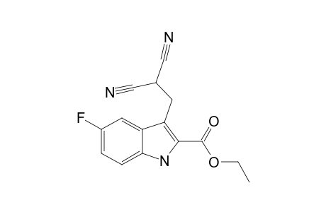 ETHYL-3-(2,2-DICYANOETHYL)-5-FLUORO-INDOLE-2-CARBOXYLATE