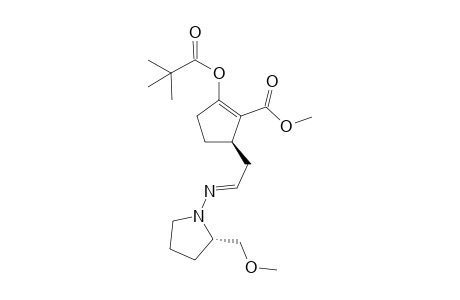 Methyl (R)-2-[2'-((S)-2"-methoxymethylpyrrolidin-1"-ylimino)ethyl]-5-pivaloyloxy-cyclopent-1-ene-1-carboxylate
