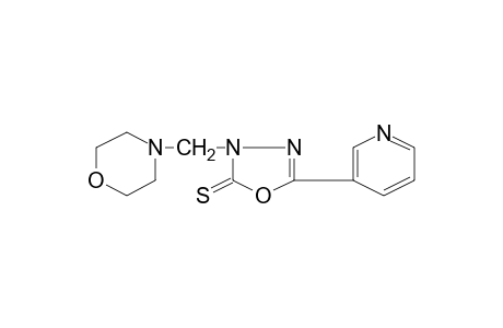 4-(MORPHOLINOMETHYL)-2-(3-PYRIDYL)-DELTA^2-1,3,4-OXADIAZOLINE-5-THIONE