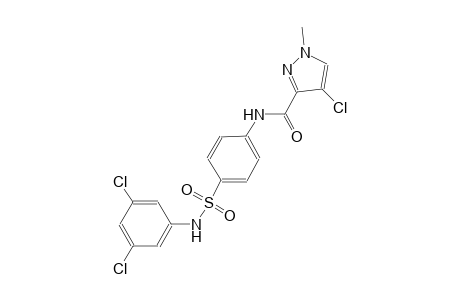 4-chloro-N-{4-[(3,5-dichloroanilino)sulfonyl]phenyl}-1-methyl-1H-pyrazole-3-carboxamide