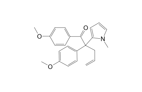 1,2-Bis(4-methoxyphenyl)-2-(1-methyl-1H-pyrrol-2-yl)pent-4-en-1-one