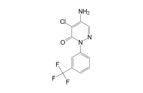 3(2H)-Pyridazinone, 5-amino-4-chloro-2-[3-(trifluoromethyl)phenyl]-