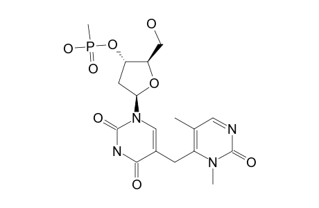 [(2R,3S,5R)-5-[2,4-diketo-5-[(2-keto-3,5-dimethyl-pyrimidin-4-yl)methyl]pyrimidin-1-yl]-2-methylol-tetrahydrofuran-3-yl]oxy-methyl-phosphinic acid