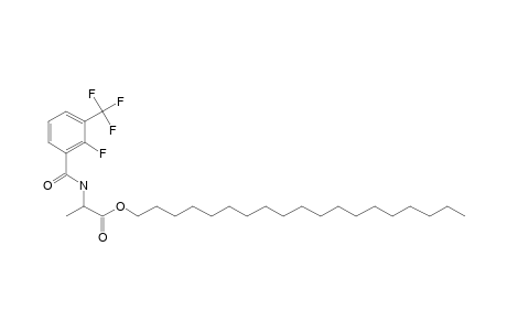 D-Alanine, N-(2-fluoro-3-trifluoromethylbenzoyl)-, nonadecyl ester