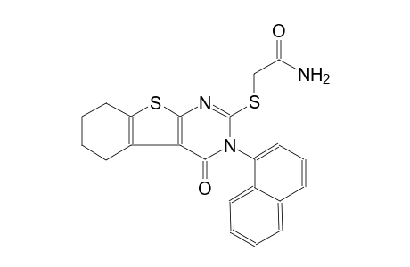 2-{[3-(1-naphthyl)-4-oxo-3,4,5,6,7,8-hexahydro[1]benzothieno[2,3-d]pyrimidin-2-yl]sulfanyl}acetamide