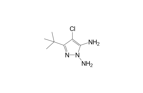 1,5-Diamino-3-(t-butyl)-4-chloropyrazole