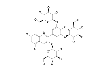 DELPHINIDIN-3-O-BETA-GALACTOPYRANOSIDE-3',5'-DI-O-BETA-GLUCOPYRANOSIDE
