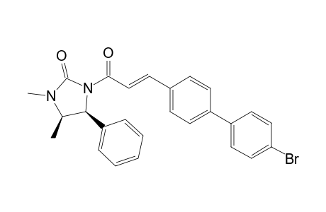 (4S,5R)-1,5-Dimethyl-4-phenyl-1-[3'-(4"'-bromobiphen-4"-yl)-2'(E)-propenoyl]-2-imadazolidinone