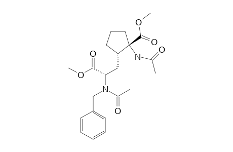 METHYL-1-ACETYLAMINO-2-[2-[ACETYL-(BENZYL)-AMINO]-3-METHOXY-3-OXOPROPYL]-CYCLOPENTANECARBOXYLATE