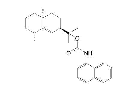 Rosifoliol alpha-naphthylurethane