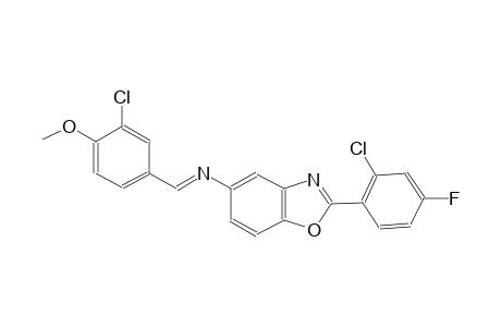 5-benzoxazolamine, 2-(2-chloro-4-fluorophenyl)-N-[(E)-(3-chloro-4-methoxyphenyl)methylidene]-