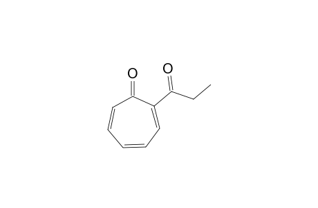 2-(1-oxopropyl)-1-cyclohepta-2,4,6-trienone
