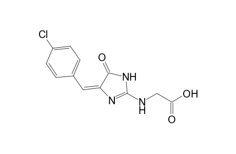 N-[5'-(4"-Chlorobenzylidene)-4'-oxo-2'-imidazolinyl]-glycine