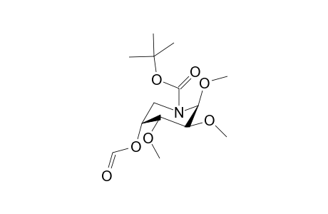 (2S,5R)-1-tert-Butoxycarbonyl-2,3,4-trimethoxy-5-formyloxypiperidine