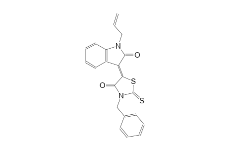 (3Z)-1-allyl-3-(3-benzyl-4-oxo-2-thioxo-1,3-thiazolidin-5-ylidene)-1,3-dihydro-2H-indol-2-one