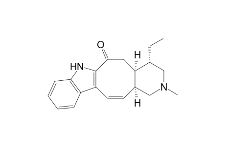 6H-Pyrido[3',4':5,6]cyclooct[1,2-b]indol-6-one, 4-ethyl-1,2,3,4,4a,5,7,13a-octahydro-2-methyl-, [4S-(4.alpha.,4a.alpha.,13a.alpha.)]-