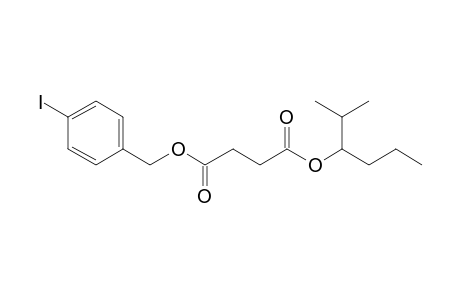 Succinic acid, 4-iodobenzyl 2-methylhex-3-yl ester