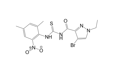 N-[(4-bromo-1-ethyl-1H-pyrazol-3-yl)carbonyl]-N'-(2,4-dimethyl-6-nitrophenyl)thiourea