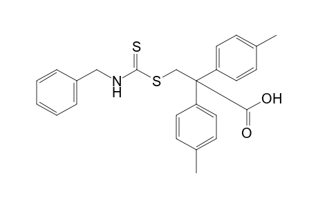 2,2-di-p-tolyl-3-mercaptopropionic acid, benzyldithiocarbamate