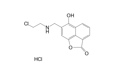 5-Hydroxy-6-[N-(2-chloroethyl)aminomethyl]naphthalene-1,8-carbolacetone hydrochloride