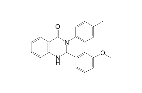 Quinazolin-4(1H)-one, 2,3-dihydro-2-(3-methoxyphenyl-3-(4-methylphenyl)-