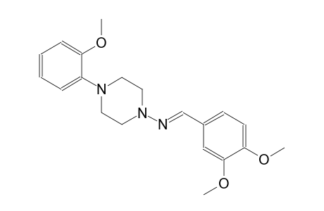 1-piperazinamine, N-[(E)-(3,4-dimethoxyphenyl)methylidene]-4-(2-methoxyphenyl)-