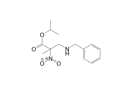 Isopropyl 3-(benzylamino)-2-methyl-2-nitropropanoate