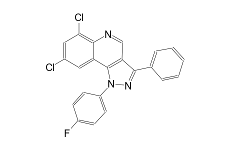 6,8-dichloro-1-(4-fluorophenyl)-3-phenyl-1H-pyrazolo[4,3-c]quinoline