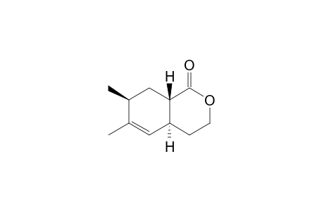 (4aS*,7S*,8aS*)-6,7-Dimethyl-3,4,4a,7,8,8a-hexahydro-1H-isochromene-1-one