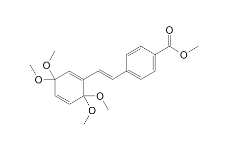 Methyl 4-[2'-(3'',3'',6'',6''-tetramethoxycyclohexa-1'',4''-dienyl)ethenyl]benzoate